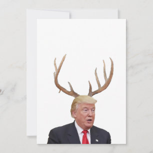 Trump Christmas: Deer Mr. President Holiday Card