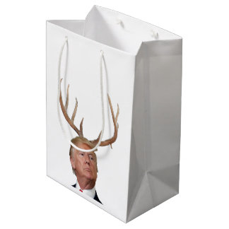 Trump Christmas: Deer Mr. President Medium Gift Bag