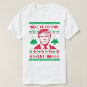 Trump Christmas - Make Christmas Great Again T-Shirt