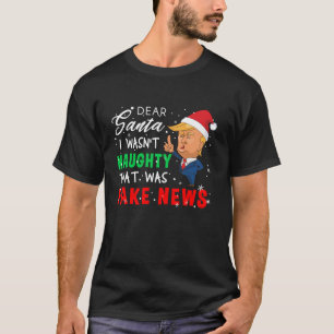 Trump Christmas Pyjamas Shirt Dear Santa T Shirt F