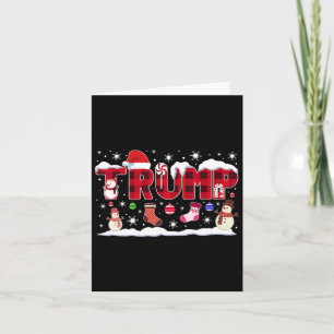 Trump Christmas Shirt Kids Teens Boys Funny Christ Card