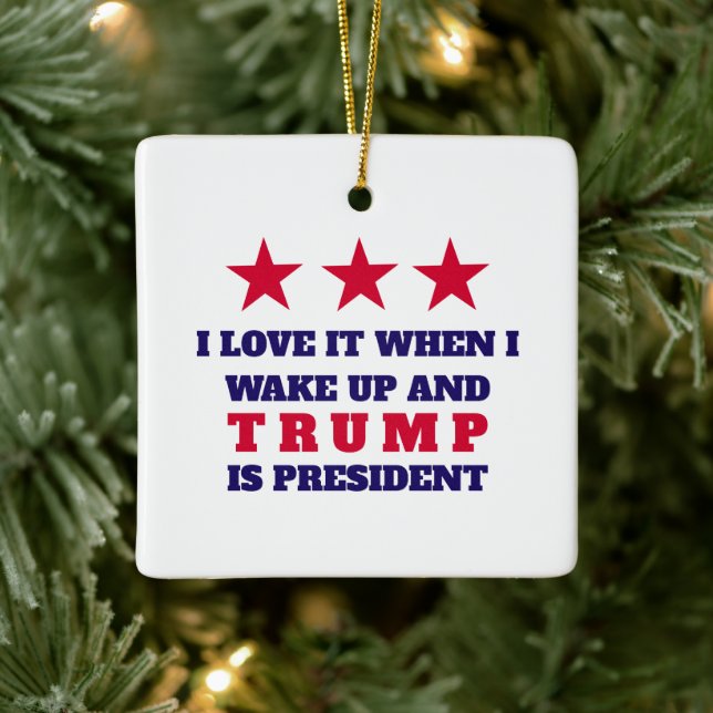 TRUMP Christmas Tree Ornament Decor (Tree)