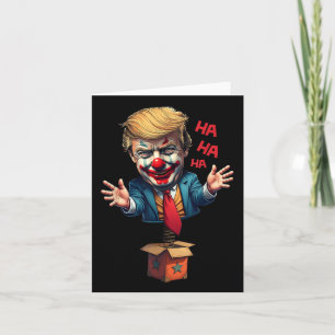 Trump Circus Clown Funny Political Humour Card
