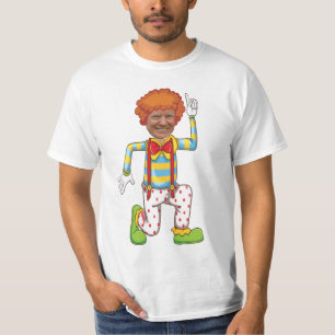 Trump Clown Funny Orange Hair Value Budget Fab T-Shirt
