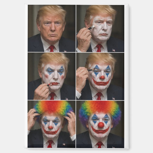 Trump Clown Magnet (Front)