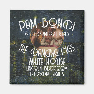 TRUMP COMFORT GIRLS BONDI NOEM GABBARD MAGNET