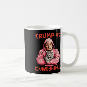 Trump Commander In Cat Funny Cat And Trump Coffee Mug