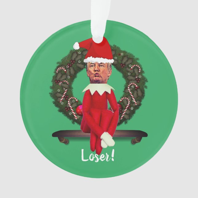 Trump comme un elfe de Noël laid   (devant)
