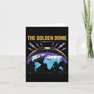 Trump Contribution The Golden Dome For America Or  Card