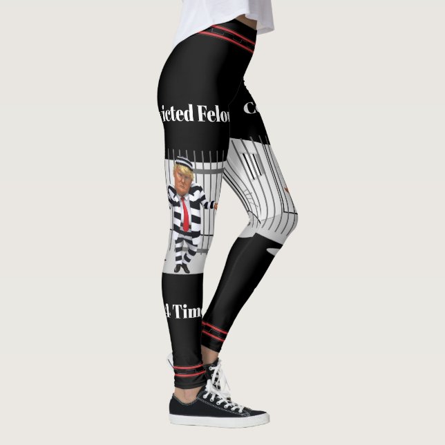 Trump Convicted Felon Leggings (Right)