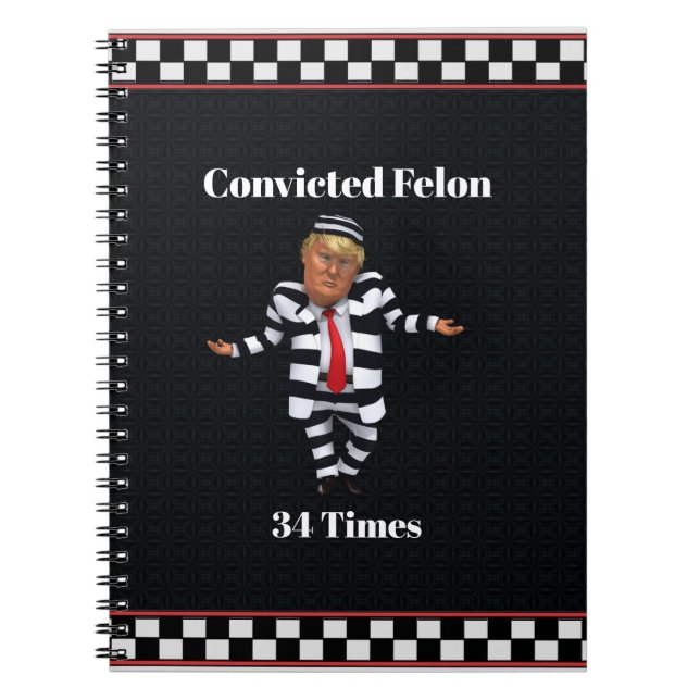 Trump Convicted Felon Notebook (Front)