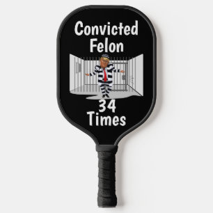 Trump Convicted Felon Pickleball Paddle