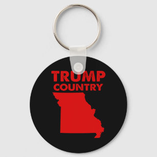 Trump Country Missouri Red State Map Republican Tr Keychain