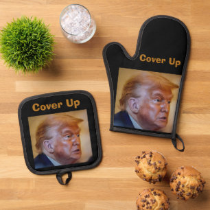 Trump/Cover Up Oven Mitt & Pot Holder Set