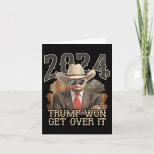 Trump Cowboy Western Daddy's Home Take America Ck  Card
