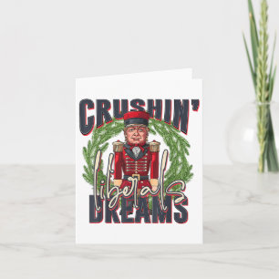Trump Crushing Liberal Dreams Christmas Card