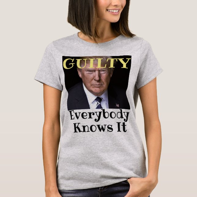 Trump Culpabilité T-shirt (Devant)