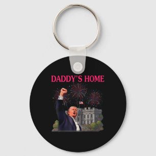 Trump Daddys Home Bye Joe Biden Drops Out Run For Keychain