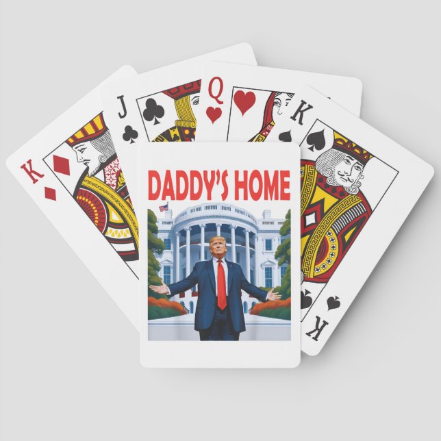 Trump Daddys Home Playing Cards (Back)