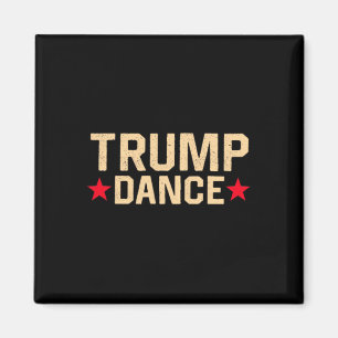 Trump Dance 2024 Qr 4547 Funny Trump Dancing Code  Magnet