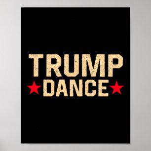 Trump Dance 2024 Qr 4547 Funny Trump Dancing Code  Poster