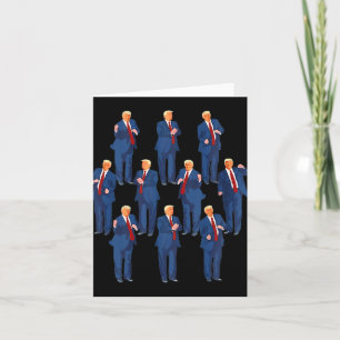 Trump Dance 4th Of July And Trump Father's Day Card