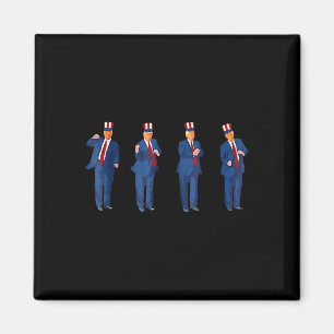 Trump Dance 4th Of July Trump 2025 _1  Magnet