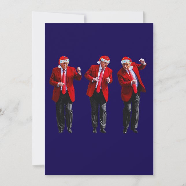 Trump Dance Christmas Card (Front)