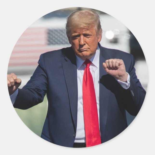 Trump Dance Classic Round Sticker (Front)