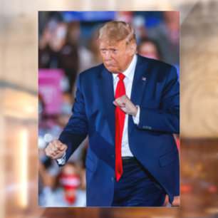 Trump Dance Funny Window Cling