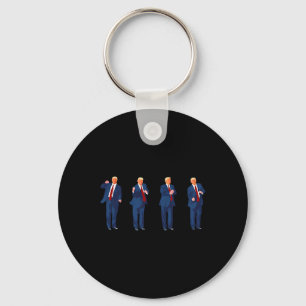 Trump Dance Pro Trump 2024 Trump President Mega  Keychain