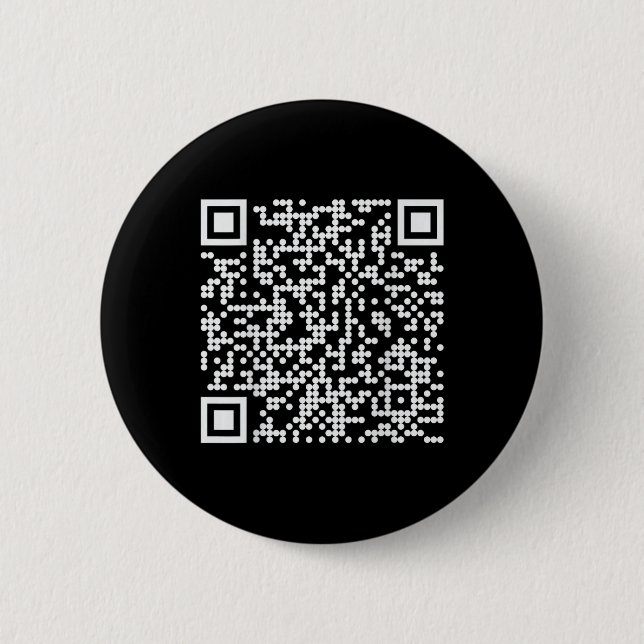 Trump Dance Qr Funny President Dance Code (on Back 2 Inch Round Button (Front)