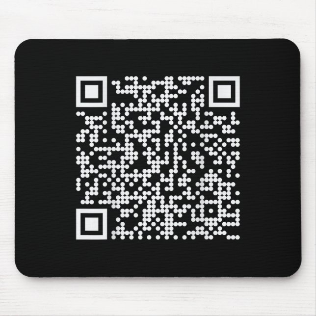 Trump Dance Qr Funny President Dance Code (on Back Mouse Pad (Front)