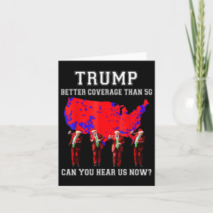 Trump Dance Santa Claus Christmas  Card