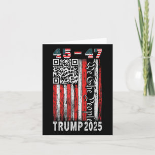 Trump Dance Troll Qr Funny President Trump Dance C Card