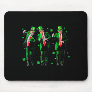 Trump Dance Trump 2024 Make St Patricks Day Great Mouse Pad