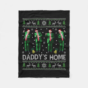 Trump Dance Trump I'll Be Home For Fleece Blanket