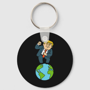 Trump Dancing Funny Saying  Keychain