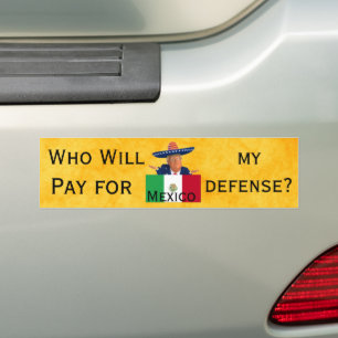 Trump Defence Bumper Sticker