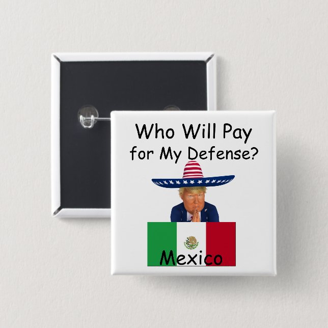 Trump Defence Button (Front & Back)