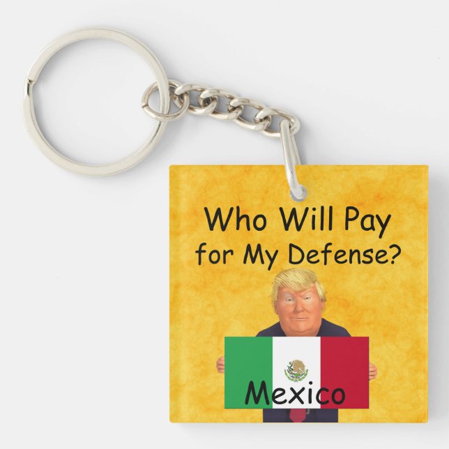 Trump Defence Keychain (Front)