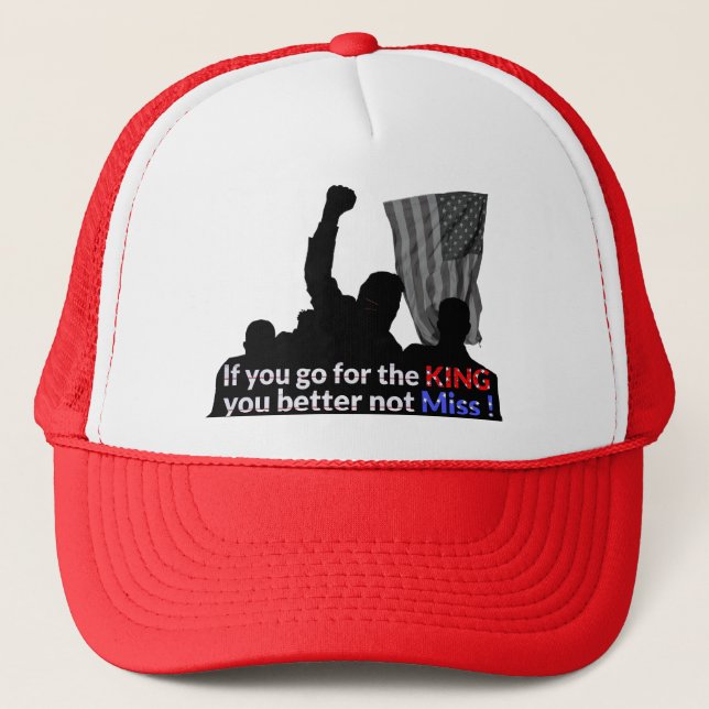 Trump Defiance Trucker Hat (Front)