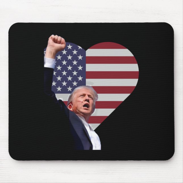 Trump Defiant  Mouse Pad (Front)