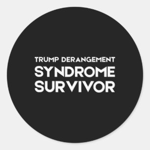 Trump Derangement Syndrome Survivor 2  Classic Round Sticker