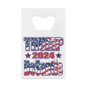 Trump-DeSantis Credit Card Bottle Opener