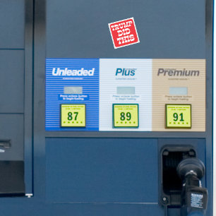 Trump Did This Protest Gas  Square Sticker