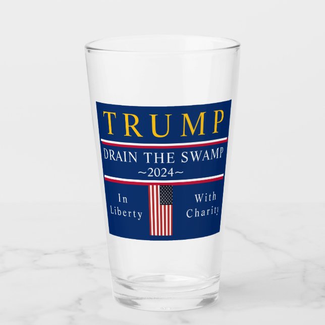 Trump Drain the Swamp Tumbler (Front)