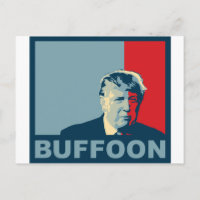 Trump/Drumpf: Buffoon (Hope colours)