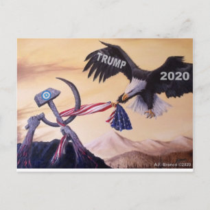 Trump Eagle 2020 Postcard