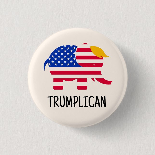 Trump Election 2020 Campaign Novelty Gift 1 Inch Round Button (Front)